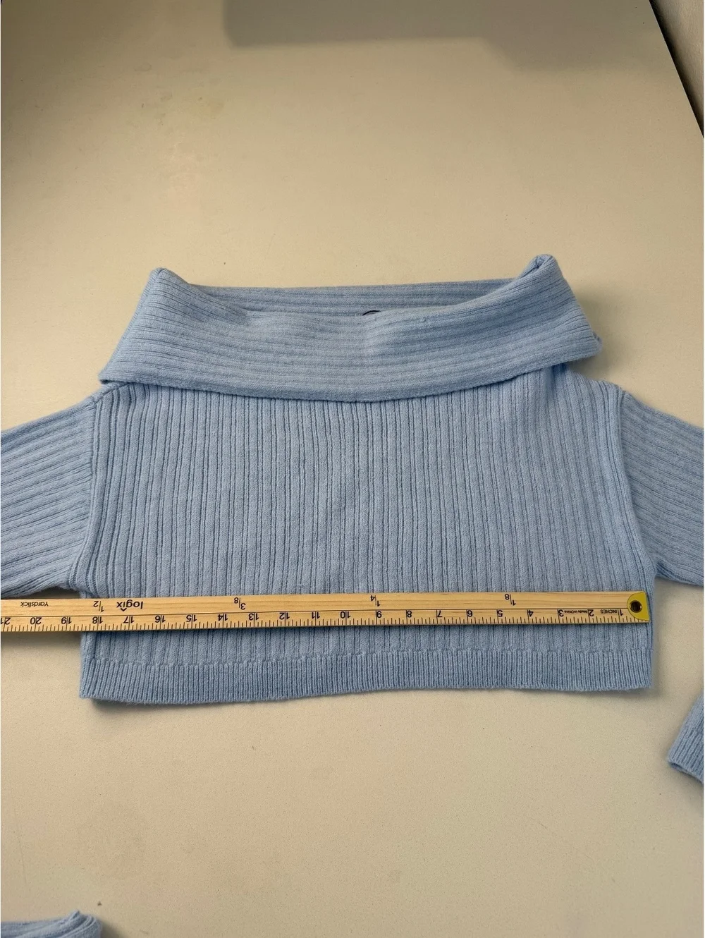 Fashion Nova Nevea Light Blue Off Shoulder Sweater Maxi Skirt Set S NWT